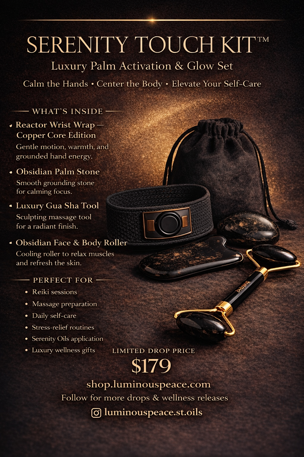 Serenity Touch Kit™ - Luxury Palm Activation & Glow Set