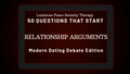 50 Questions That Start Relationship Arguments
