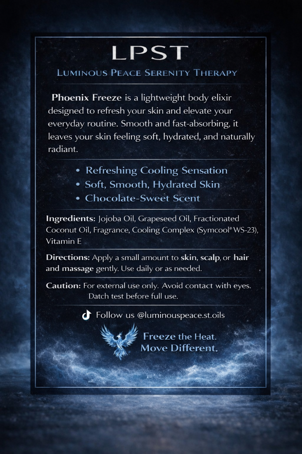 Phoenix Freeze – Cooling Body Elixir