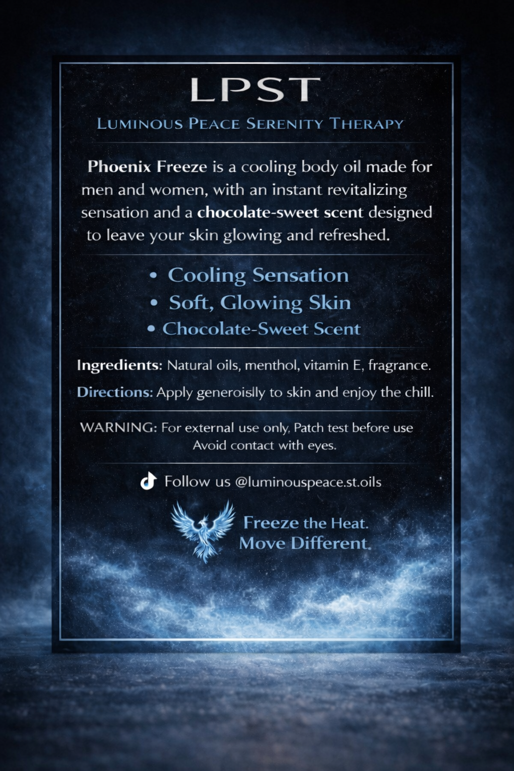 Phoenix Freeze – Cooling Body Elixir